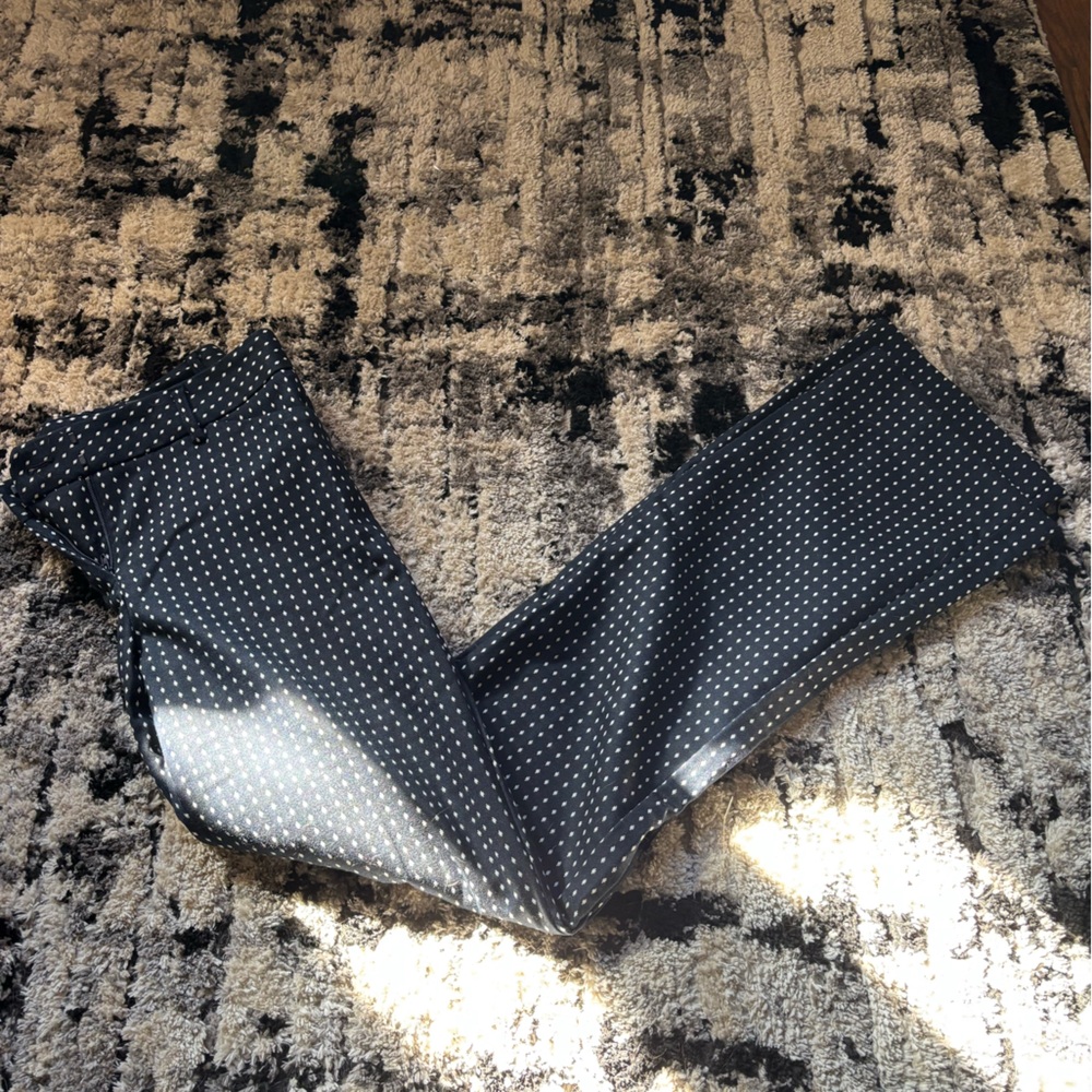 Express Black and White Patterned Pants